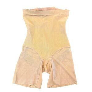 Honeylove SuperPower Mid-Thigh Shaper, Beige, Size Medium *Missing Straps*